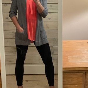 Gray pocketed Cardigan
